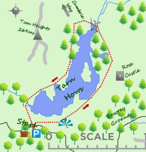 Tarn Hows Map - Lake District days out