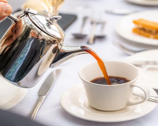 Coffee being poured