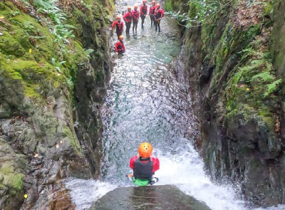 Ghyll Scrambling