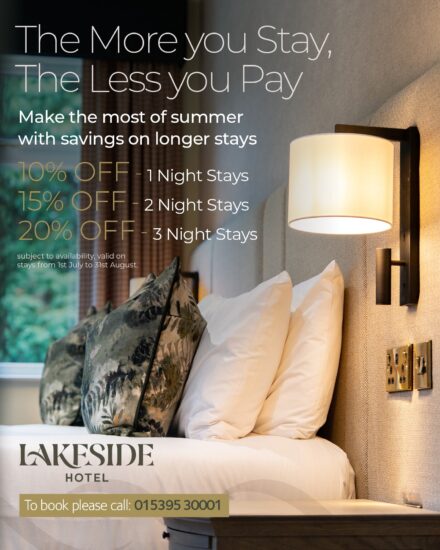 The longer you stay, the less you pay